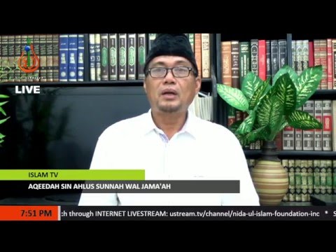Aqeedah sin Ahlus Sunnah wal Jama'ah 9 - Sheikh Abdullah Yasin (Tausug)