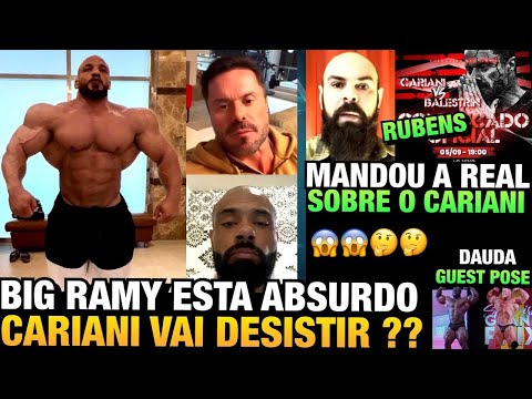 BIG RAMY SHAPE ATUAL - CARIANI VAI DESISTIR DE SUBIR ?? - RUBENS MANDA A REAL PARA RENATO CARIANI