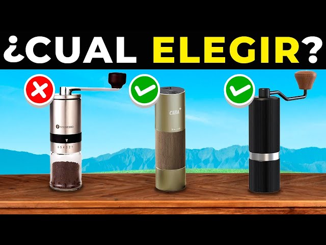 Vídeo relacionado con Molinillo de café manual, molinillo de café manual portátil con capacidad de 30g, 40 ajustes ajustables, muela cónica con mango ergonómico para Espresso, Pour Over y más