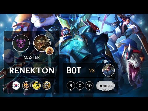 Renekton Bot vs Yasuo - KR Master Patch 9.24