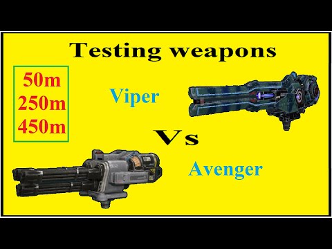 Heavy weapons comparison Avenger vs Viper war robots