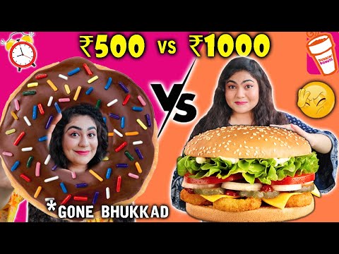 I only ate Dunkin' Donuts for 24 hours | 500 vs. 1000...