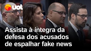 STF julga aliados de Bolsonaro: assista à íntegra da defesa dos acusados de espalhar fake news