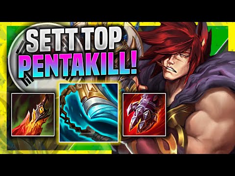 KOREAN CHALLENGER SETT IS BROKEN WITH THIS 3 ITEMS! - Korean Challenger Plays Sett Top vs Renekton!