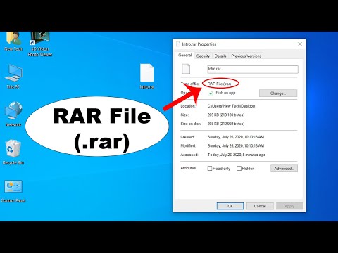 How to open RAR File (.rar file extension) in Windows 10 || Extract RAR files on Windows 10