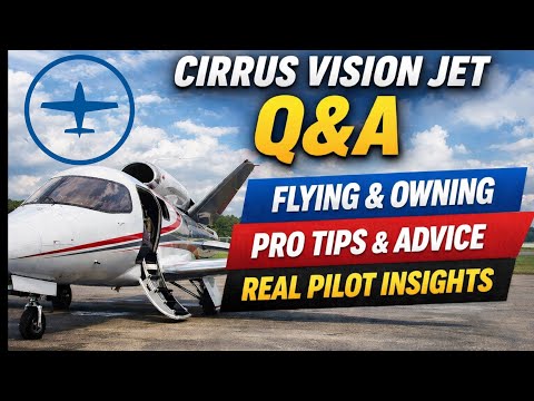 Cirrus Vision Jet Q&A: Real World Flying, Ownership, and Operating Tips