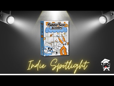 Rubber Paper Scissors Review! Tic-Tac-Toe + Rock-Paper-Scissors?!