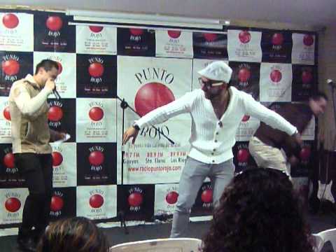 Los gemelos y Orlay en Radio Punto Rojo