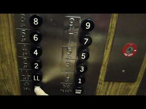 Old Otis traction elevator @ The Genetti Hotel Williamsport PA