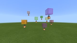 How To Make Chinese Floating Lanterns In MINECRAFT!