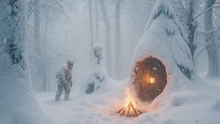 Trapped in a snowstorm – 2 days alone, no tent, no gloves, -21°C winds. Only fire and skill