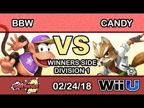 Breakthrough 2 - BBW (Diddy Kong) Vs. Candy (Fox) Winners Side - Smash 4