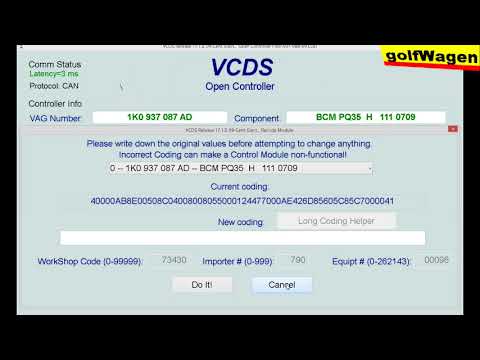 VCDS-VAG options I'm looking to turn off the start / stop engine system
