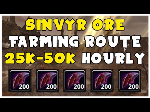 BEST Sinvyr Ore Farming Route 25K-50K Hourly! Patch 9.2 | Shadowlands Guide