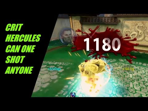 CRIT HERCULES WILL ONE SHOT YOU! - Grandmasters Ranked 1v1 Duel - SMITE