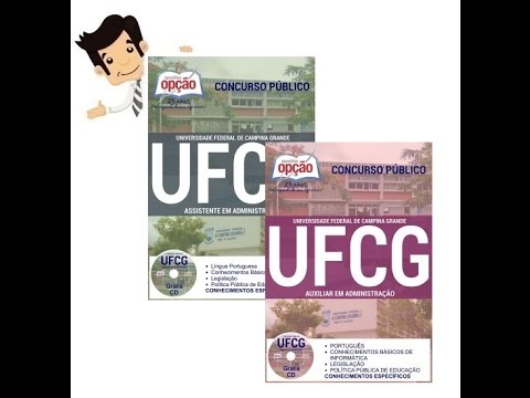 Apostilas Concurso UFCG 2016 - Assistente e Auxilar em Administração
