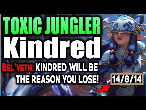 The Enemy Jungler Was Being Toxic, So I Gapped Her With Kindred Jungle! - League Of Legends