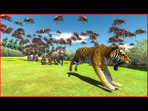 [INFESTED FOREST] RUN AWAY FROM SWARM BUGS | ARBS - Animal Revolt Battle Simulator