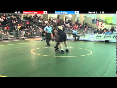 Greco 98 KG Deandre Sims vs. Dylan Dailey