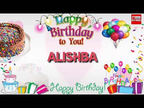 Happy Birthday ALISHBA _|🎂|_ Birthday Song_|🎂|_Best_Wishes_||