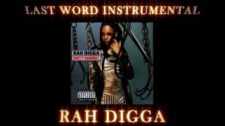 Rah Digga - Last Word Instrumental 2018