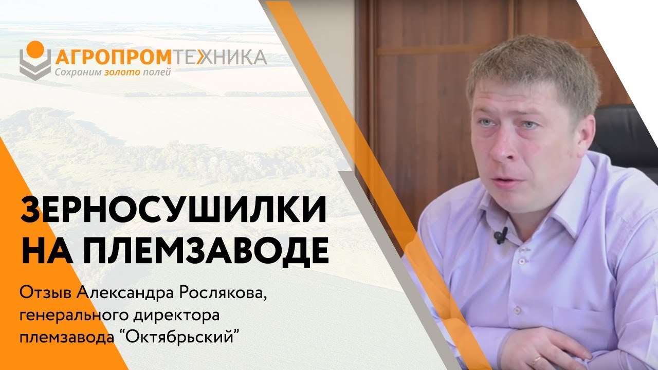 Отзыв о зерносушилке в Кировской области племзавода Октябрьский