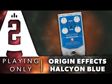 Origin Effects Halcyon Blue Overdrive Pedal - Andertons Origin Effects Halcyon Blue Overdrive Pedal - Andertons