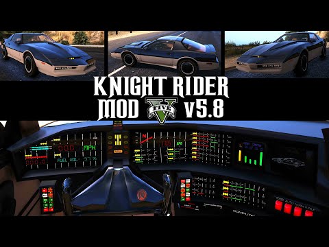 Knight Rider Mod v5.8 for GTA 5 - Updates on KARR and other changes on v5.8