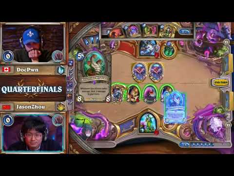 DocPwn vs JasonZhou   Hearthstone World Championship 2018 Quarterfinals #1
