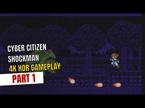Retro PS5 Gameplay | Cyber Citizen Shockman Part 1 | 4K HDR Old-School Action!