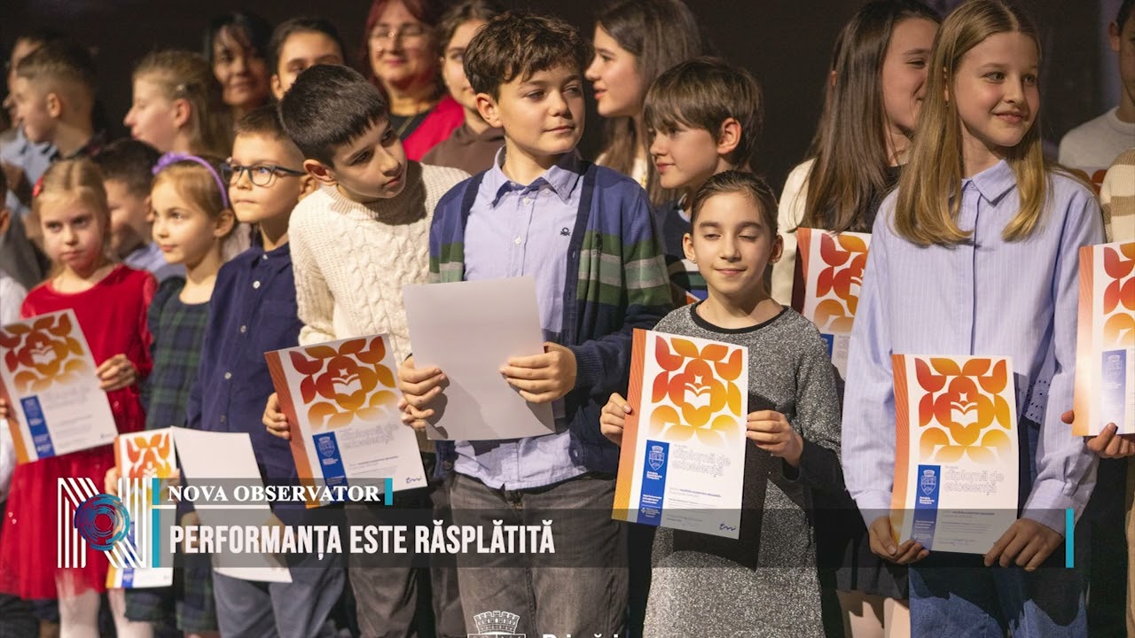 PERFORMANȚA ESTE RĂSPLĂTITĂ