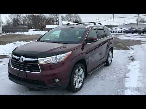 Red 2016 Toyota Highlander Limited Review Brockville ON - 1000 Islands Toyota