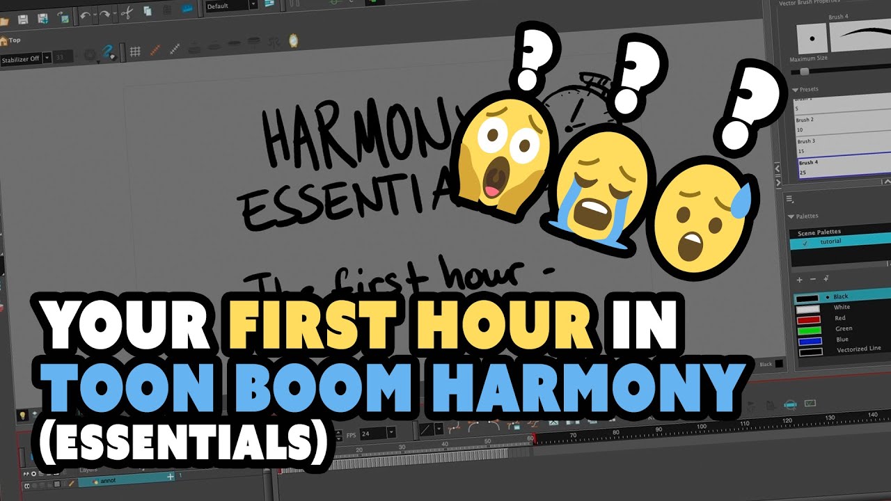 Your FIRST HOUR in TOON BOOM HARMONY ESSENTIALS – Beginner's Tutorial