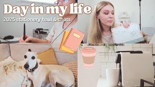 Day in My Life Vlog! 📹 2025 Stationery Haul & Chats | Day in the Life Vlog