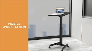 Mobile Workstation with Foot Pedal - FWS07-1