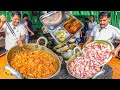 Famous Laxman Bhai Ka Bihari Style Kadhi Wala Chicken Curry Making Rs 100 Only L Patna Street Food