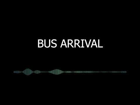 Bus Arrival sound effect | sfx /bgm | for videos/films #copyrightfree #creativecommons