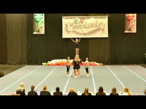 Bielefeld Wildcats "Silver Cats" U17 All Girl Group Stunt CLM NRW 2018