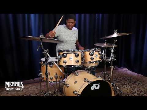 DW Collector's Series Maple Drum Set 20/10/12/14 - Natural
