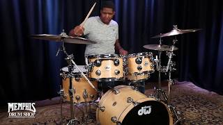 Video thumbnail for DW Collector's Series Maple Drum Set 20/10/12/14 - Natural by Memphis Drum Shop