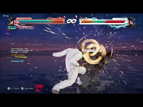 Kazuya WS+1+2 Combos - Tekken 7 Season 4 - twitch.tv/ryan_hart