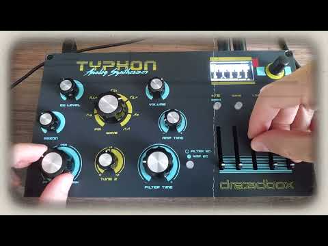 Studio jam on Dreadbox Typhon analog synthesizer