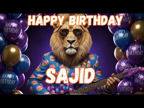 SAJID Happy Birthday Song - Happy Birthday to Sajid