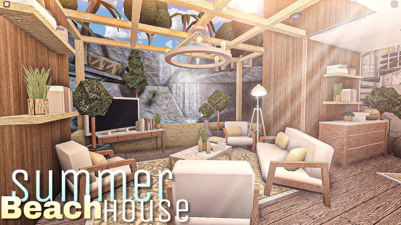 ROBLOX BLOXBURG: Summer Beach House || House Build