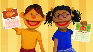 The Months Chant featuring The Super Simple Puppets