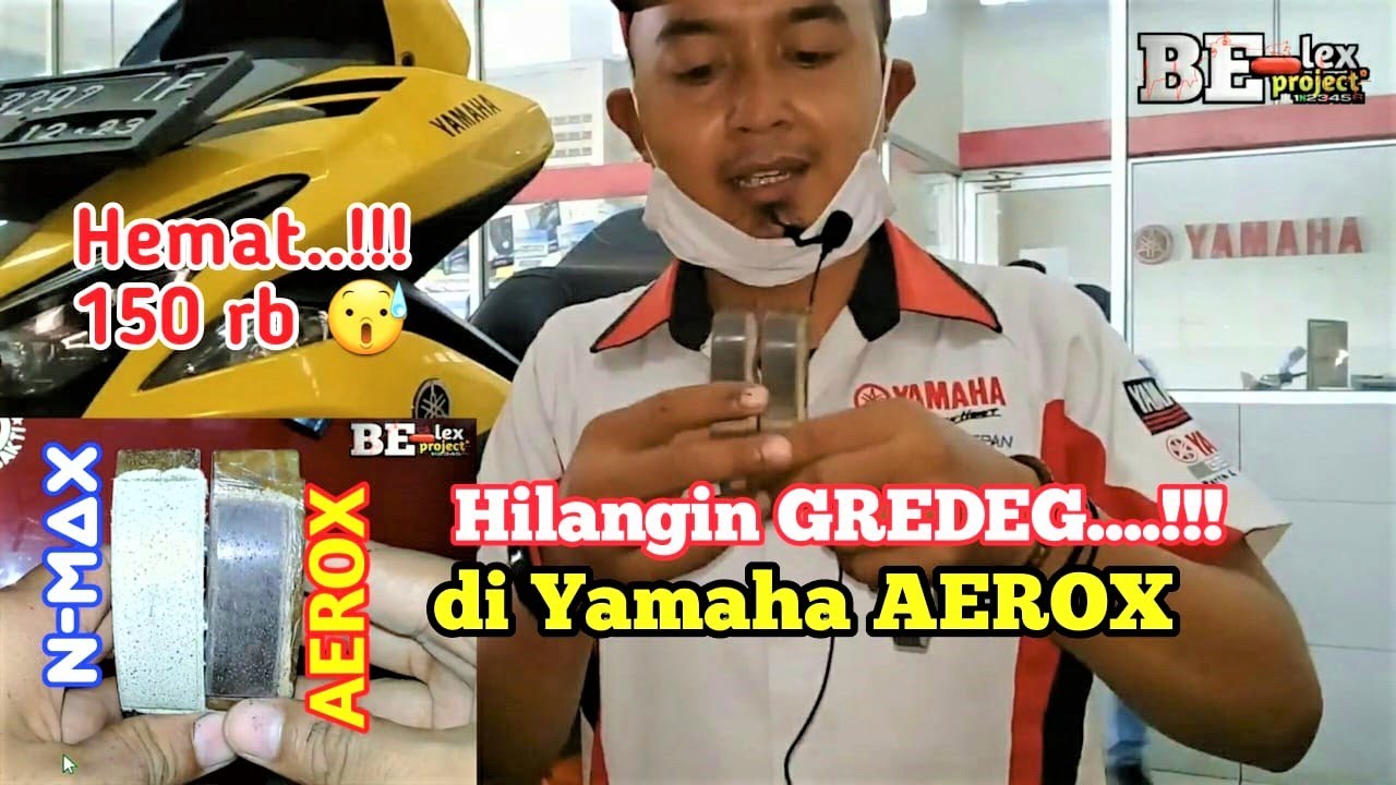 SERVICE CVT YAMAHA AEROX HILANGIN GREDEG dengan GANTI KAMPAS GANDA NYA MENGGUNAKAN YAMAHA NMAX ..!!