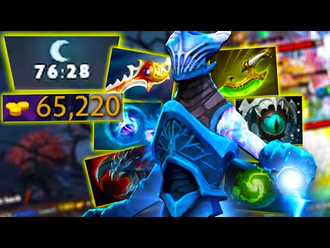 Dota becomes CRAZY after 60 minutes - Razor 1 Hour 65k Networth Game