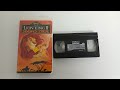 Opening To The Lion King II Simba S Pride 1998 VHS 60fps