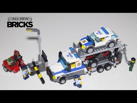 Vidéo LEGO City 60143 : Le braquage du transporteur de voitures