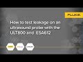 Ultrasound Testing With The ULT800 And ESA612